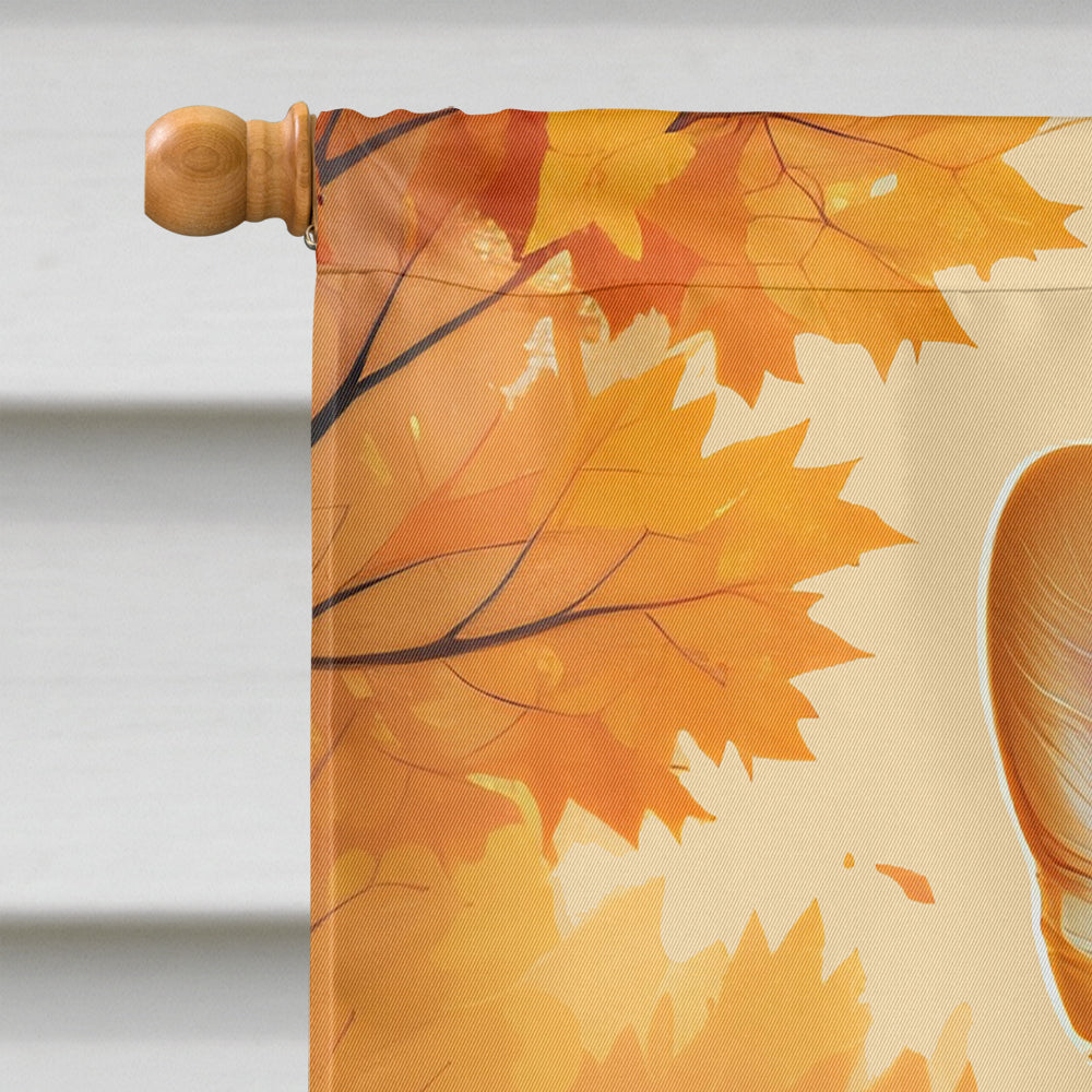 Corgi Fall House Flag