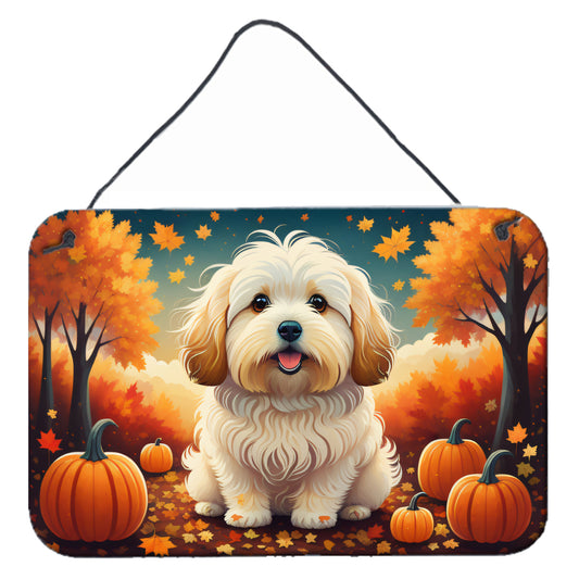 Buy this Coton De Tulear Fall Wall or Door Hanging Prints