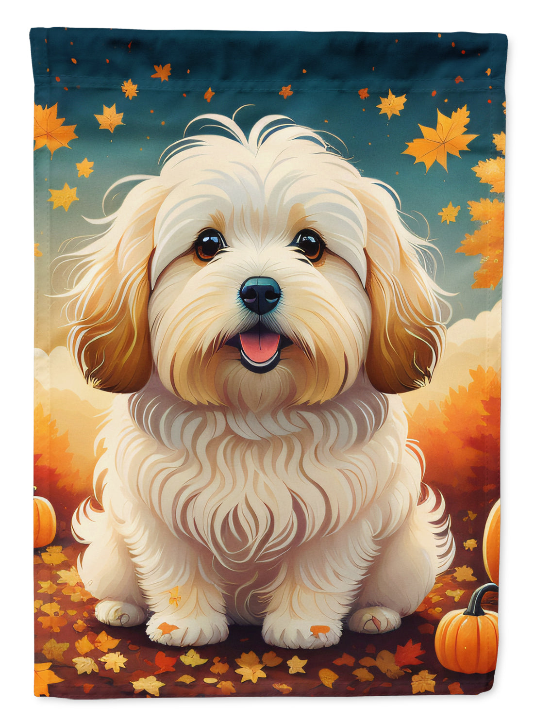 Buy this Coton De Tulear Fall Garden Flag