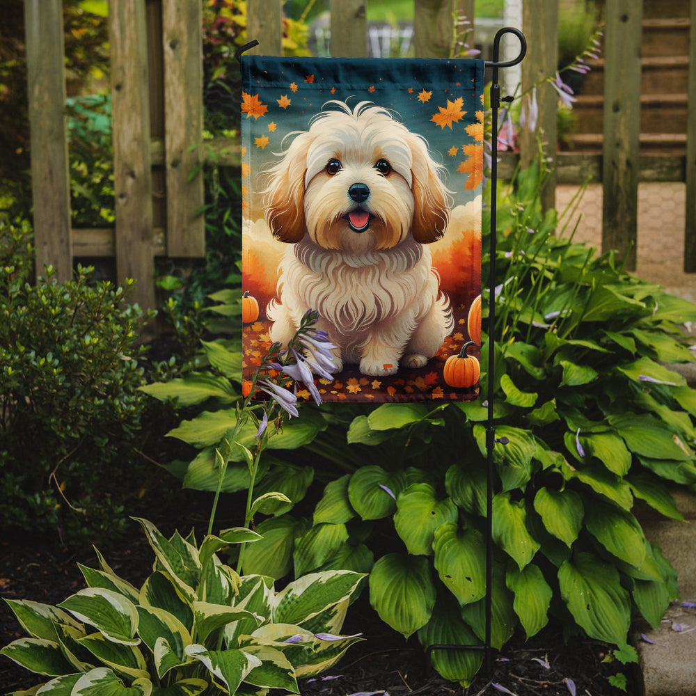 Coton De Tulear Fall Garden Flag