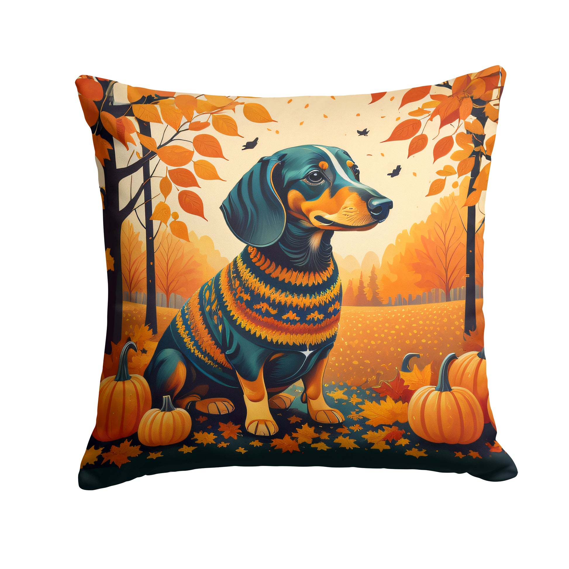 Buy this Dachshund Fall Throw Pillow