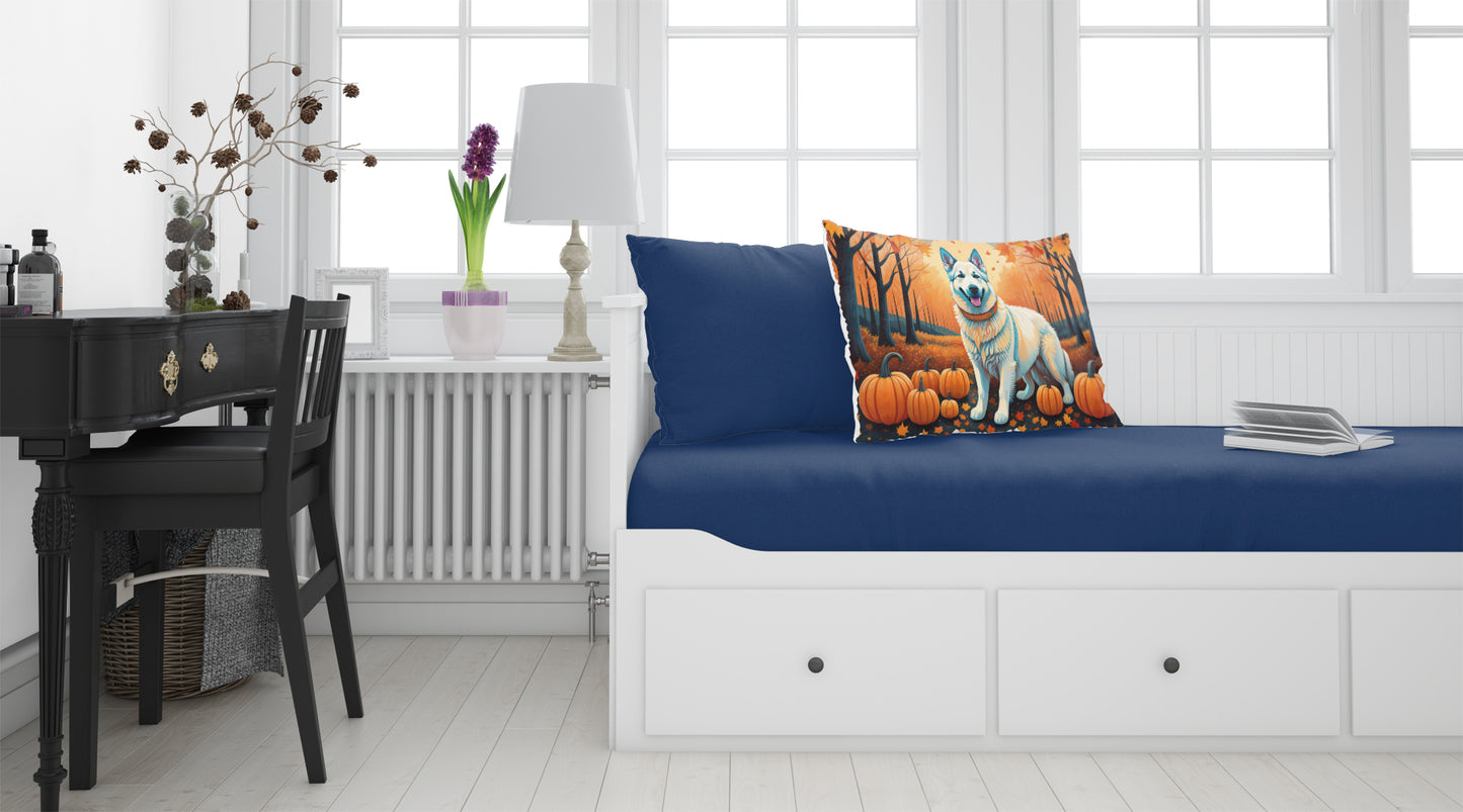 White German Shepherd Fall Standard Pillowcase