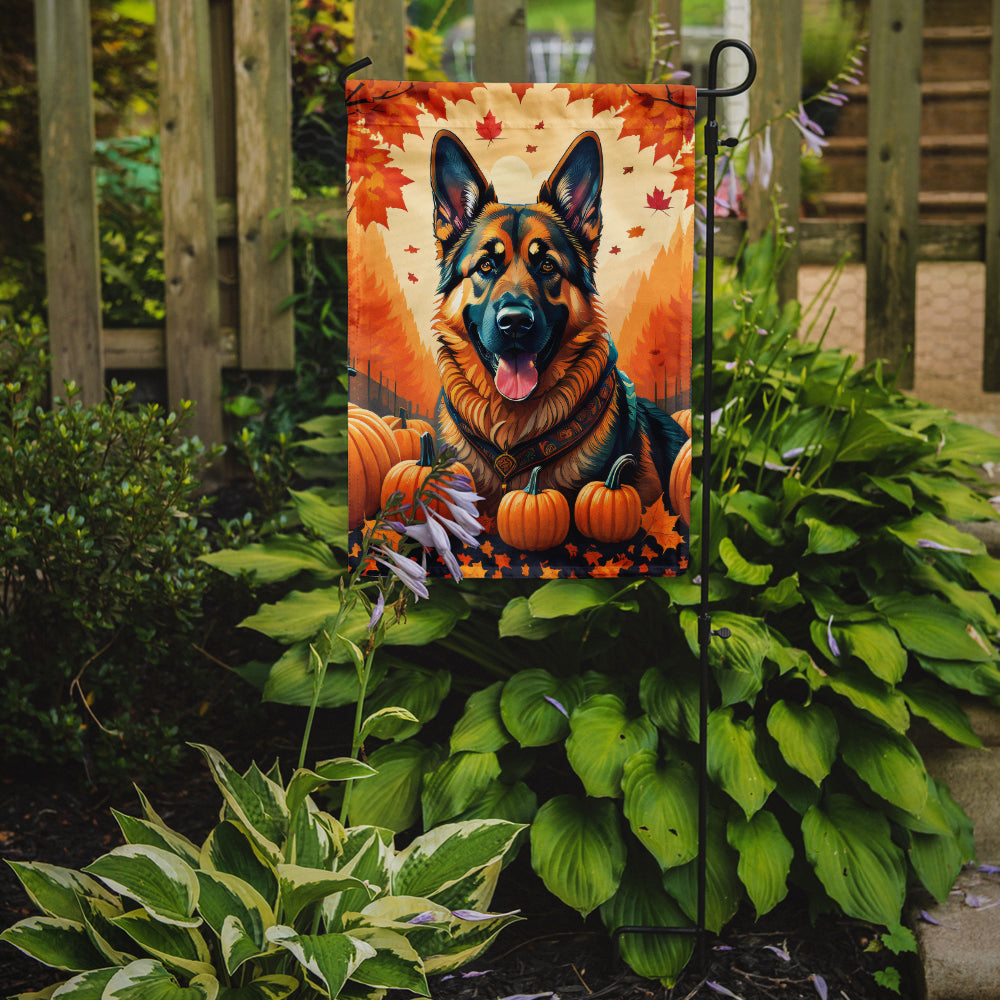 German Shepherd Fall Garden Flag