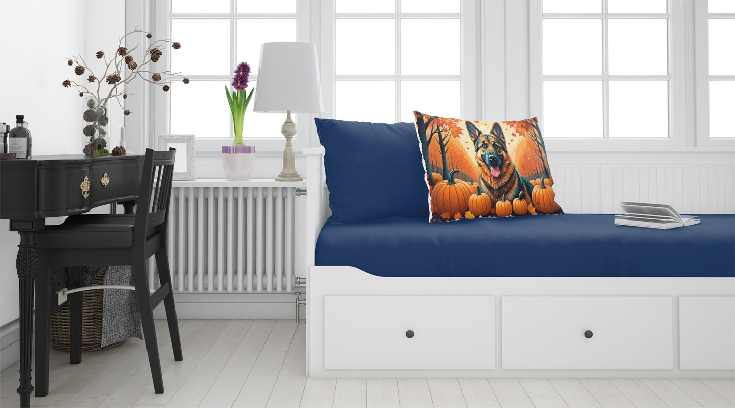 German Shepherd Fall Standard Pillowcase