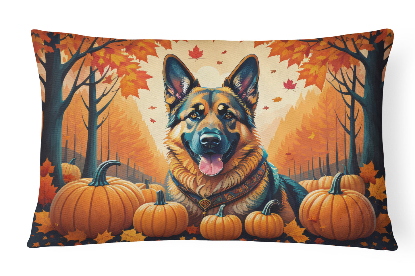 Buy this German Shepherd Fall Throw Pillow