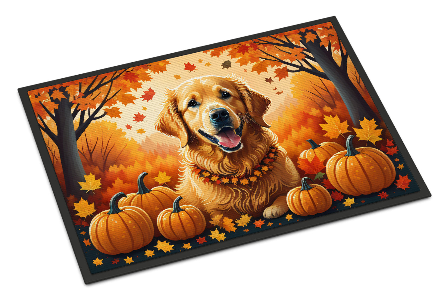 Buy this Golden Retriever Fall Doormat