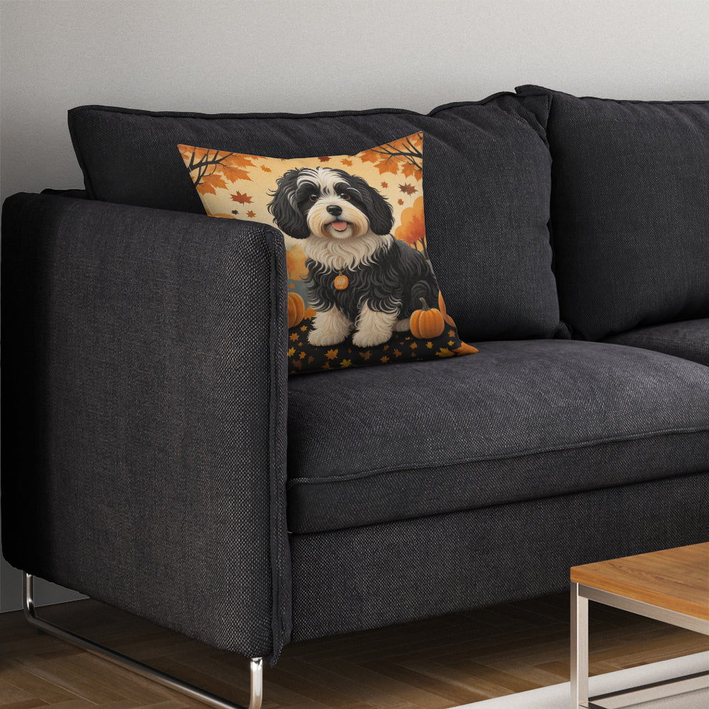 Havanese Fall Throw Pillow