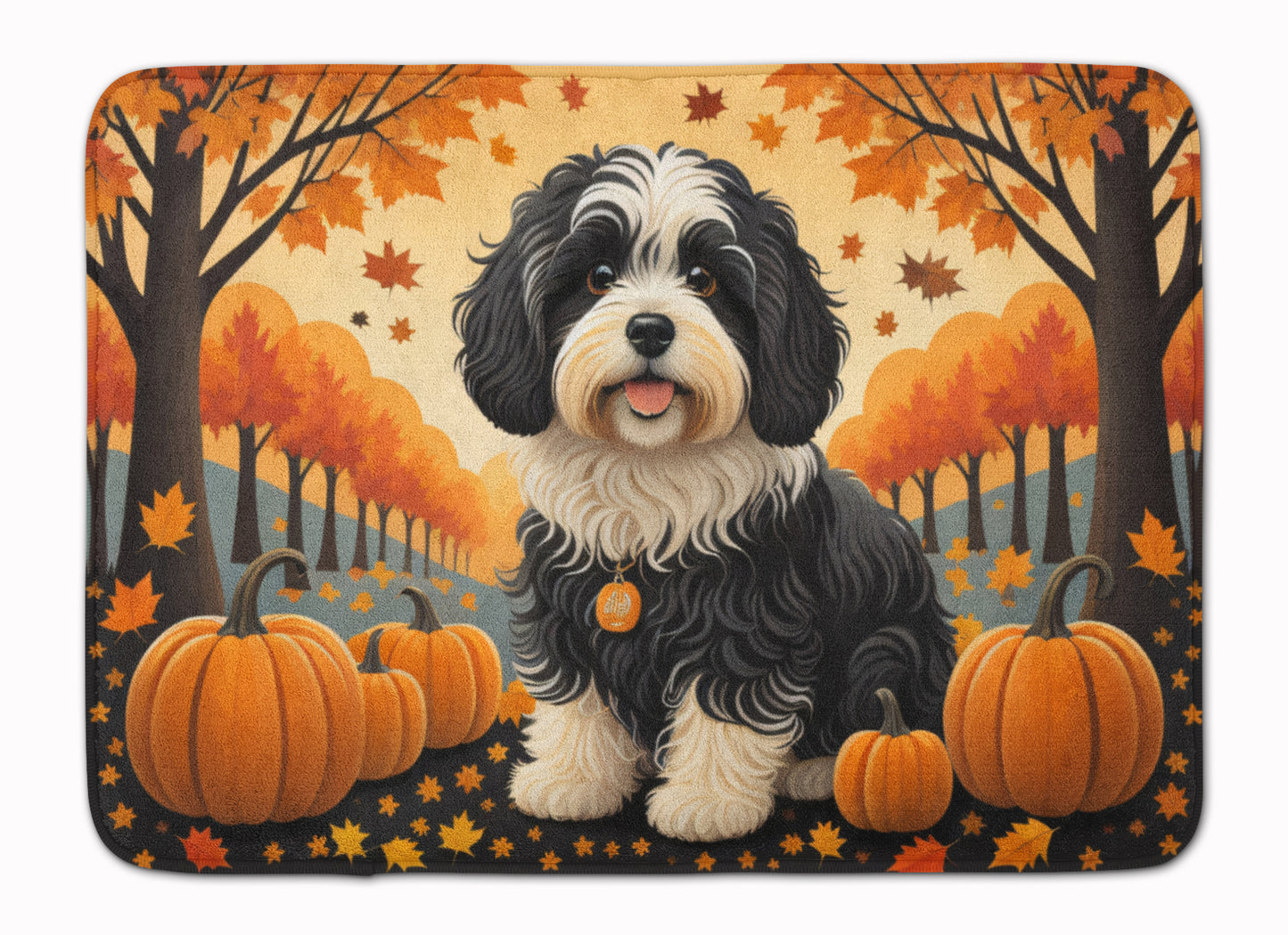 Buy this Havanese Fall Memory Foam Kitchen Mat