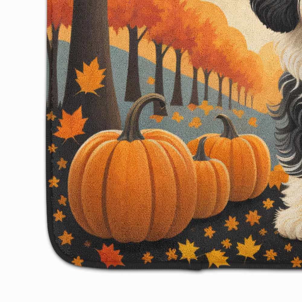 Havanese Fall Memory Foam Kitchen Mat