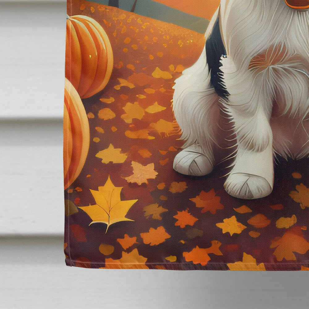 Jack Russell Terrier Fall House Flag