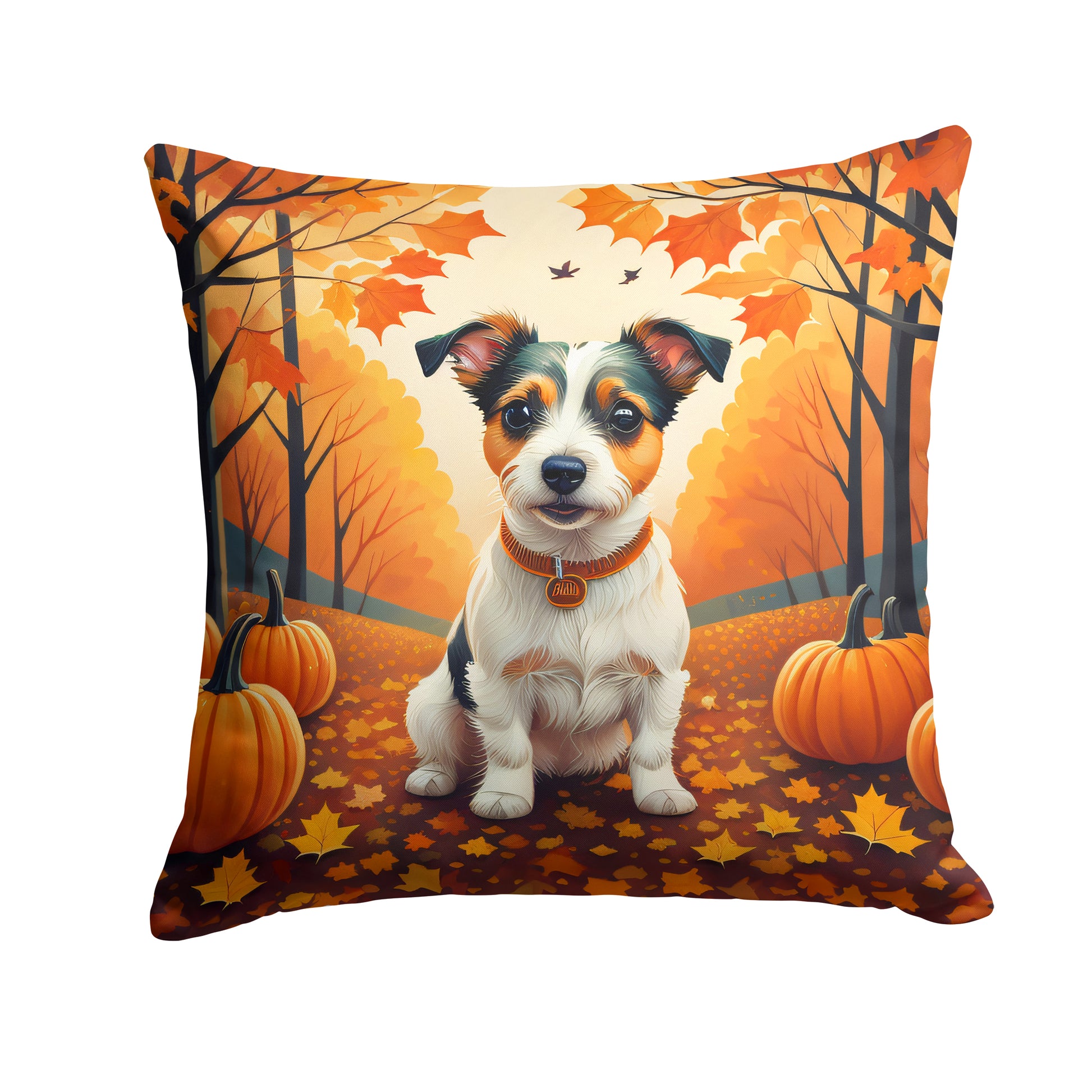 Buy this Jack Russell Terrier Fall Throw Pillow