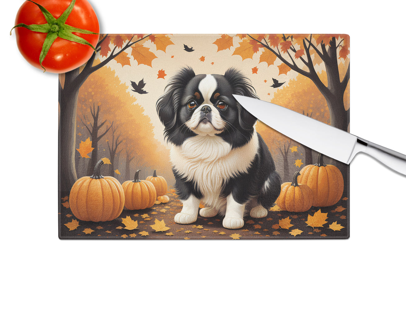 Japanese Chin Fall Glass Cutting Board