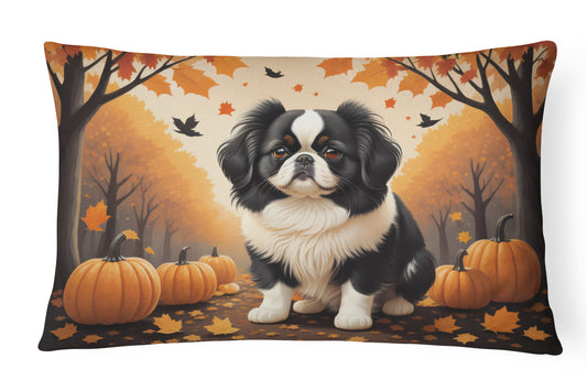 Buy this Japanese Chin Fall Throw Pillow