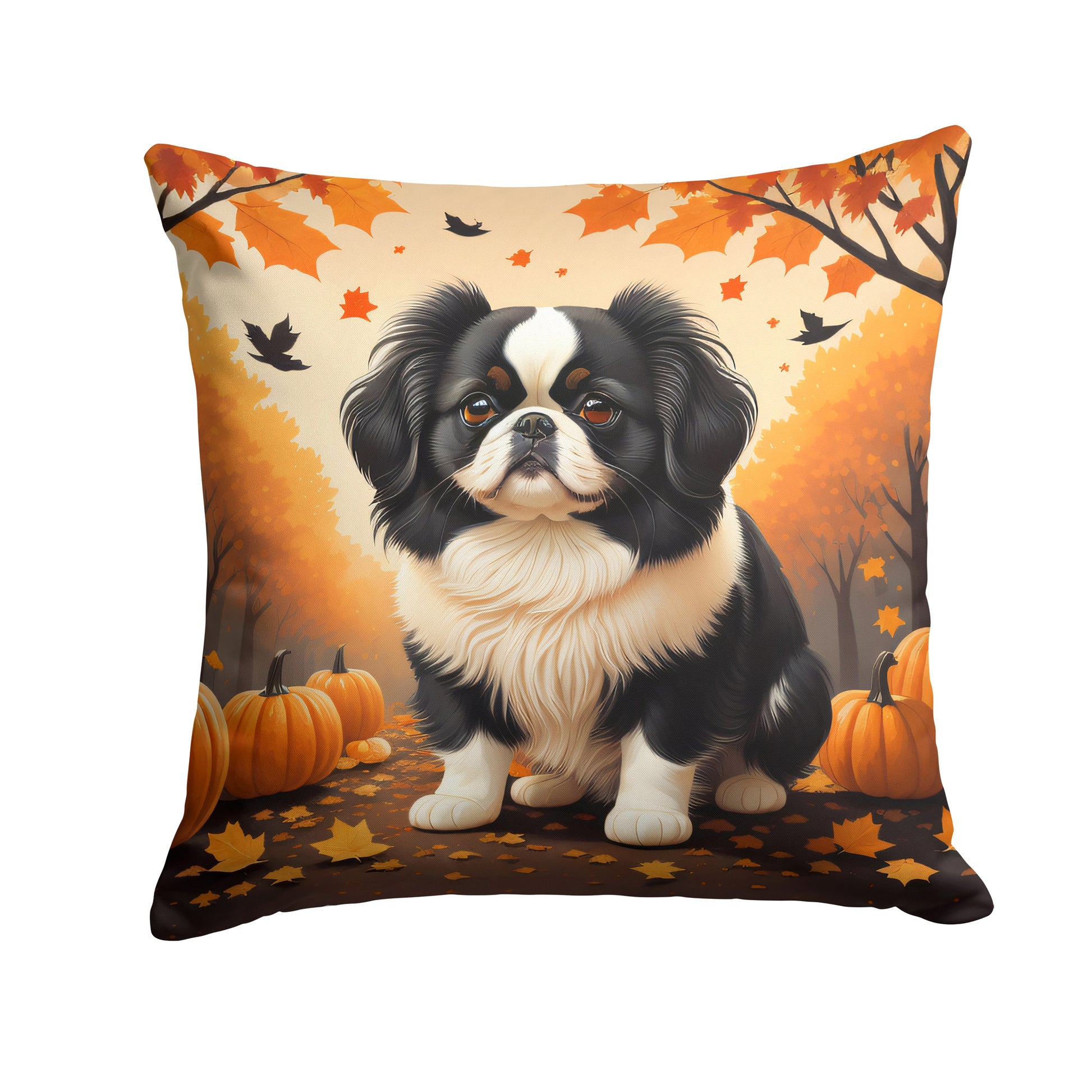 Buy this Japanese Chin Fall Throw Pillow