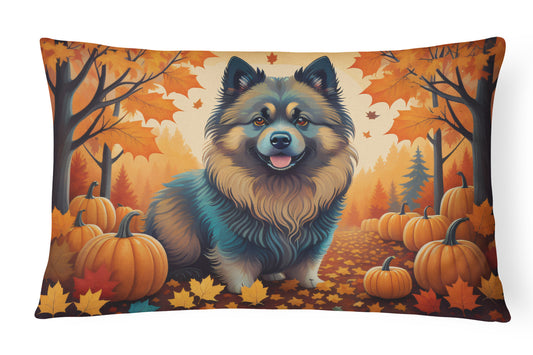 Buy this Keeshond Fall Throw Pillow