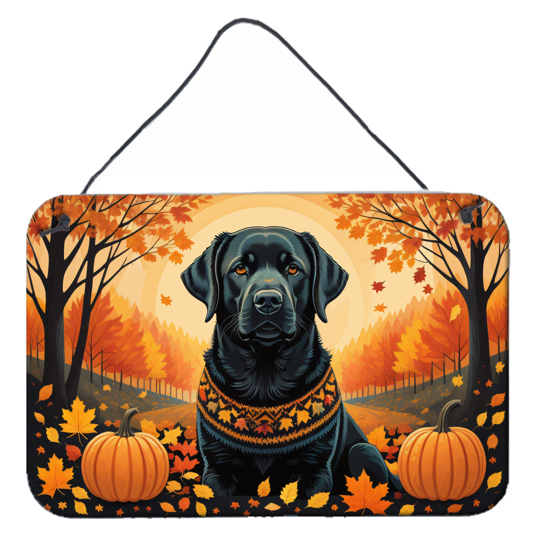 Buy this Black Labrador Retriever Fall Wall or Door Hanging Prints