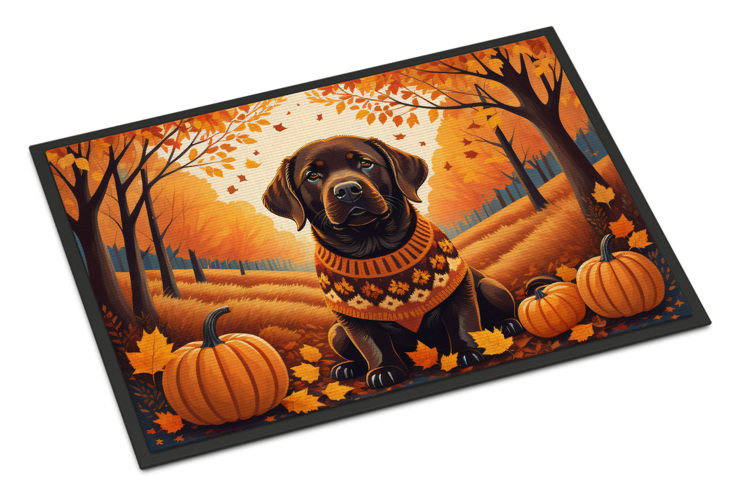 Buy this Chocolate Labrador Retriever Fall Doormat