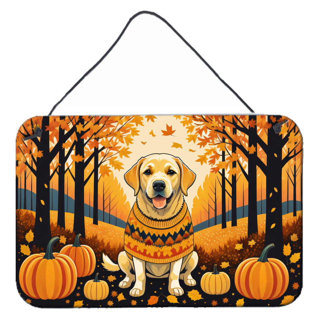 Buy this Yellow Labrador Retriever Fall Wall or Door Hanging Prints