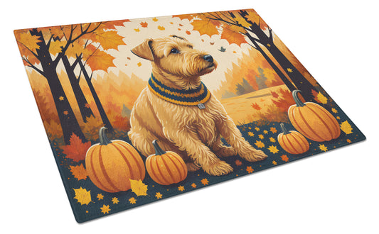 Buy this Lakeland Terrier Fall Glass Cutting Board