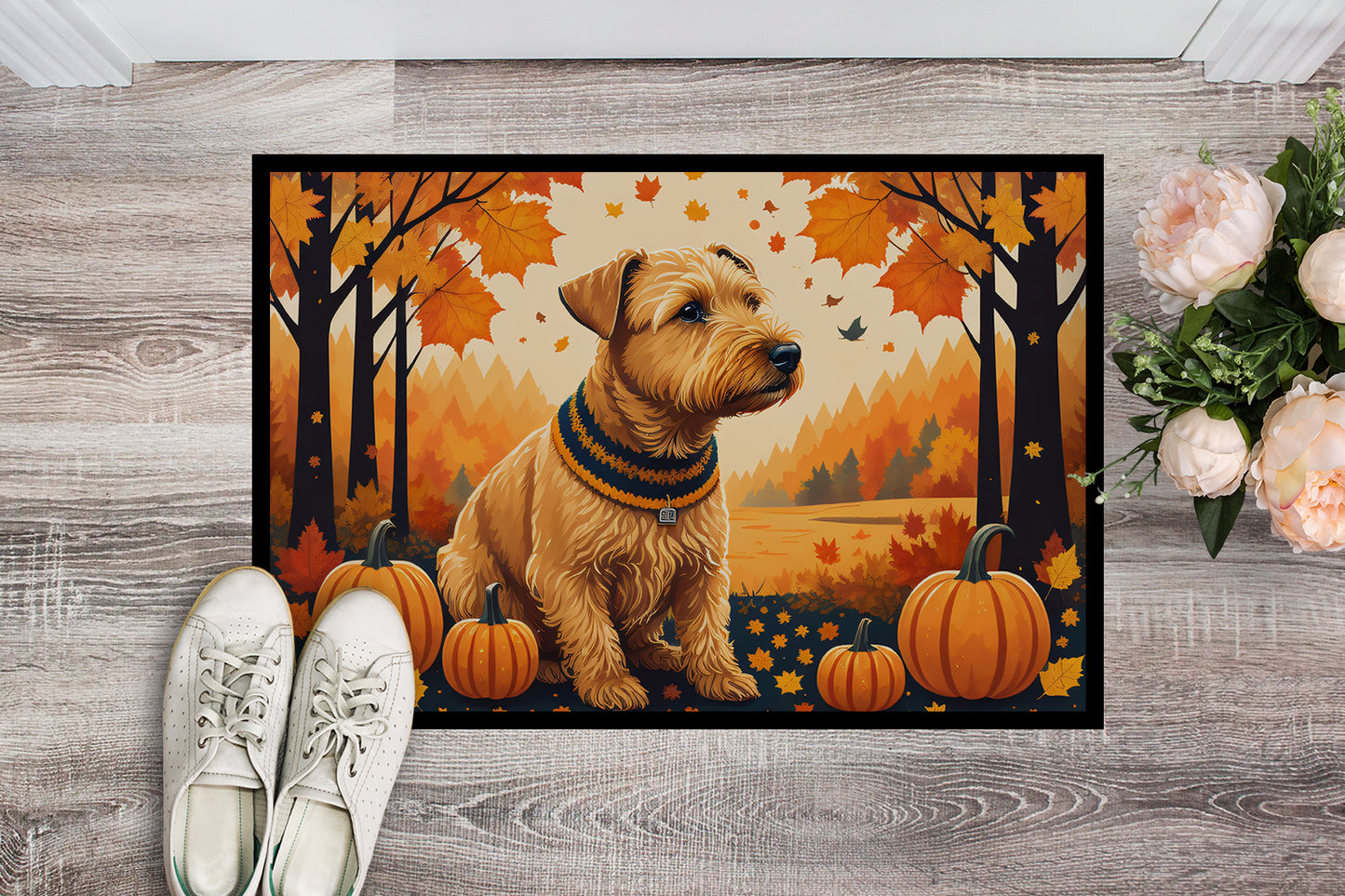 Lakeland Terrier Fall Doormat