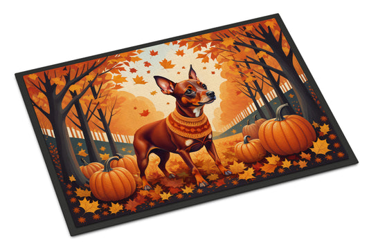 Buy this Red Miniature Pinscher Fall Doormat