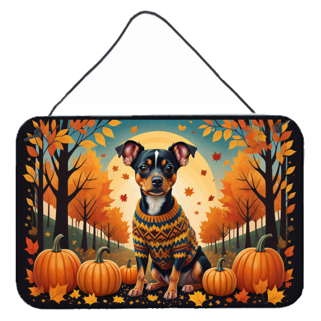 Buy this Miniature Pinscher Fall Wall or Door Hanging Prints