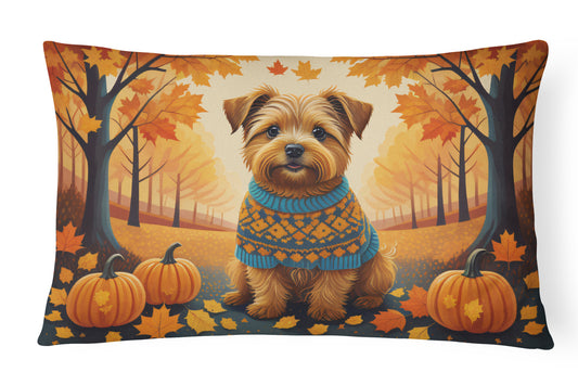 Buy this Norfolk Terrier Fall Throw Pillow