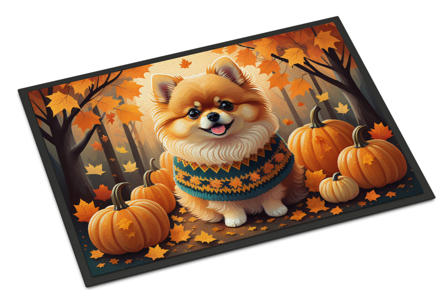 Buy this Pomeranian Fall Doormat