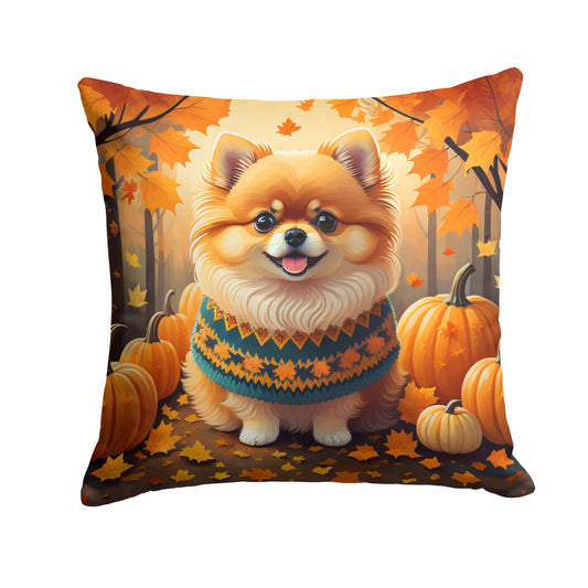 Buy this Pomeranian Fall Throw Pillow