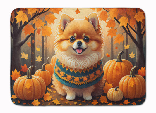 Buy this Pomeranian Fall Memory Foam Kitchen Mat