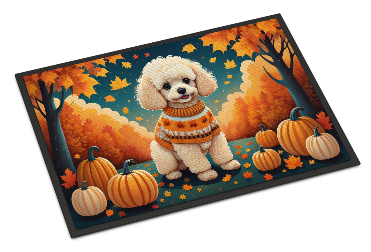 Buy this Poodle Fall Doormat