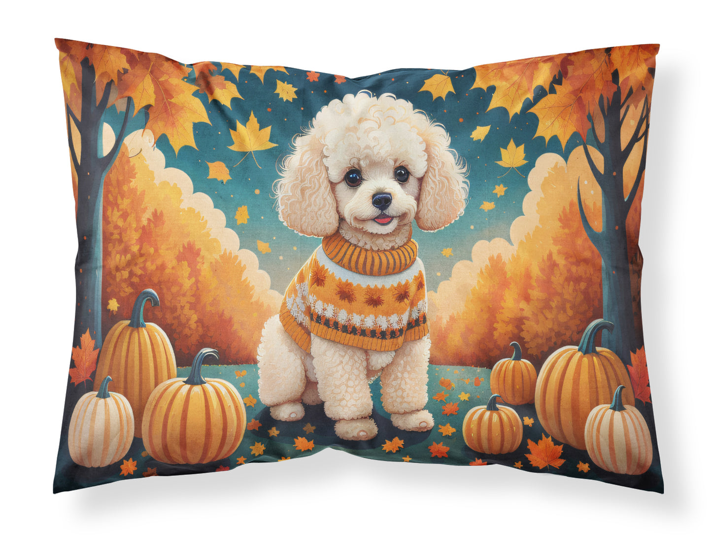 Buy this Poodle Fall Standard Pillowcase