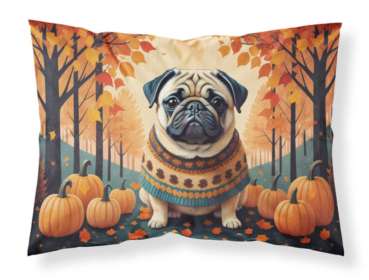 Buy this Fawn Pug Fall Standard Pillowcase