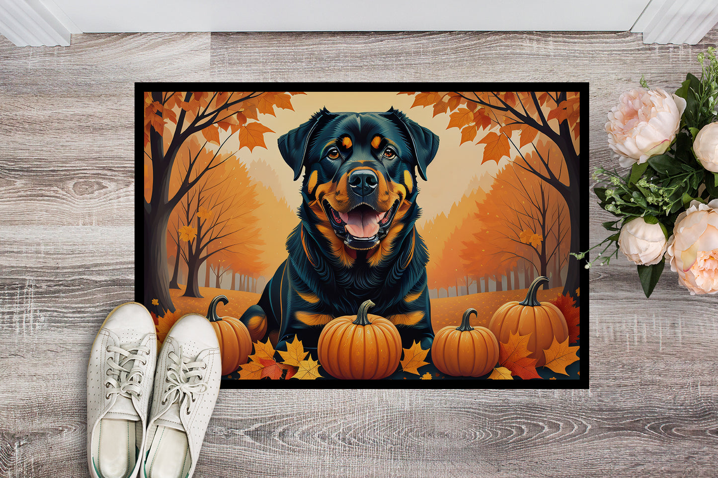 Rottweiler Fall Doormat