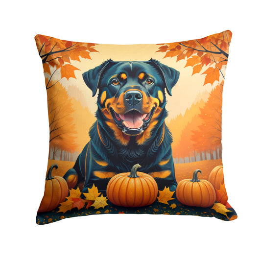 Buy this Rottweiler Fall Throw Pillow