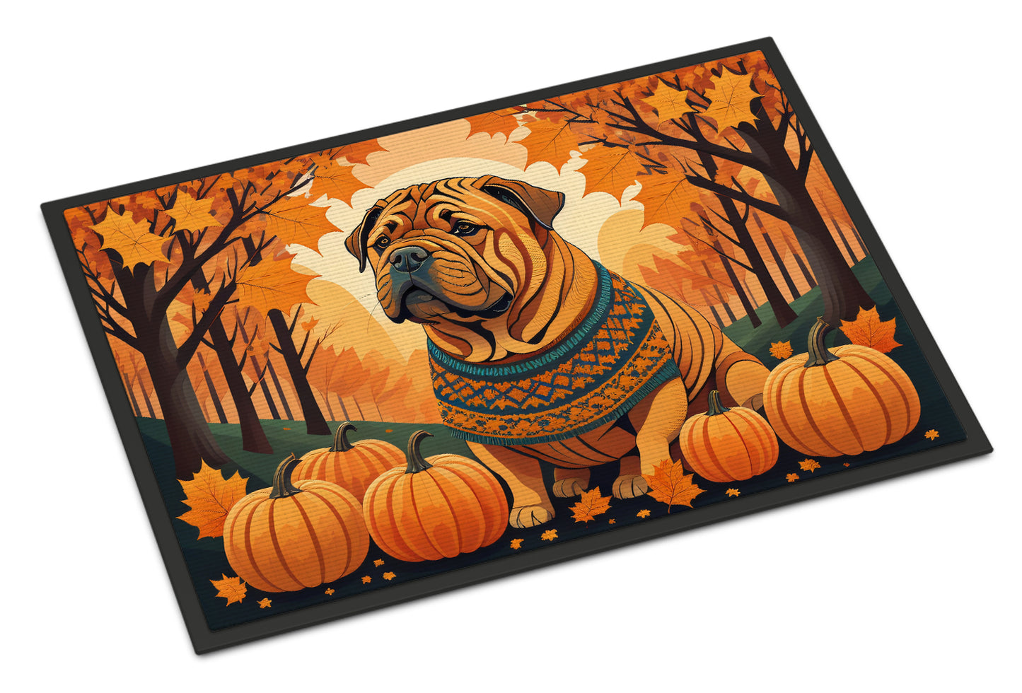 Buy this Shar Pei Fall Doormat