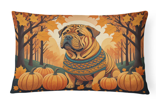 Buy this Shar Pei Fall Throw Pillow