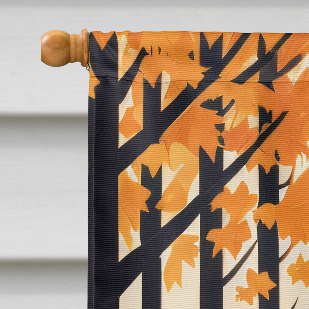 Shiba Inu Fall House Flag