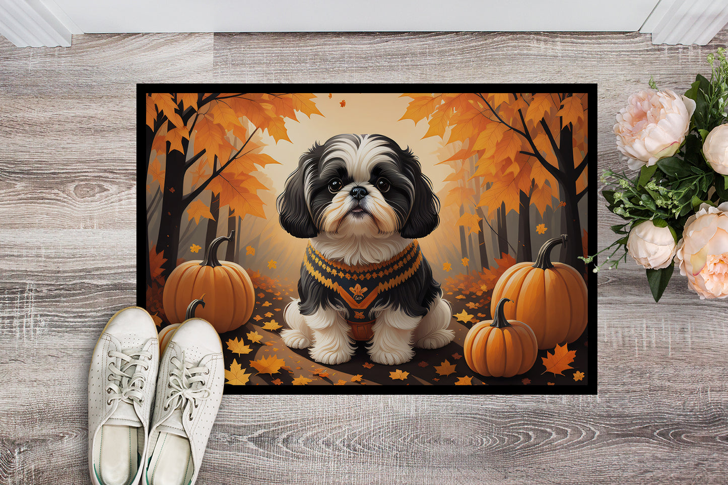 Shih Tzu Fall Doormat