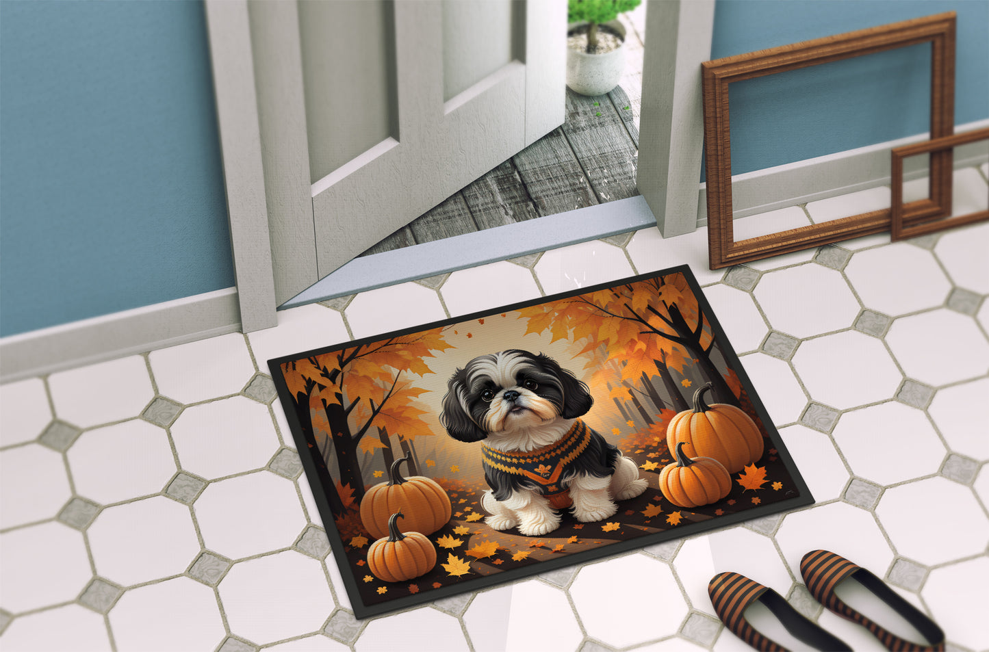 Shih Tzu Fall Doormat