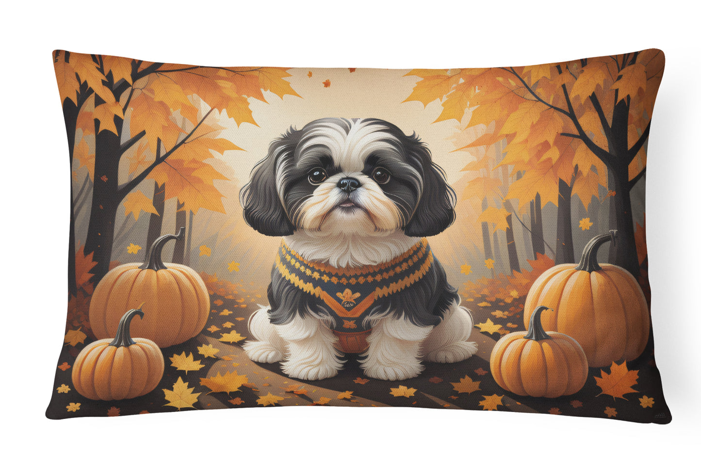 Buy this Shih Tzu Fall Throw Pillow