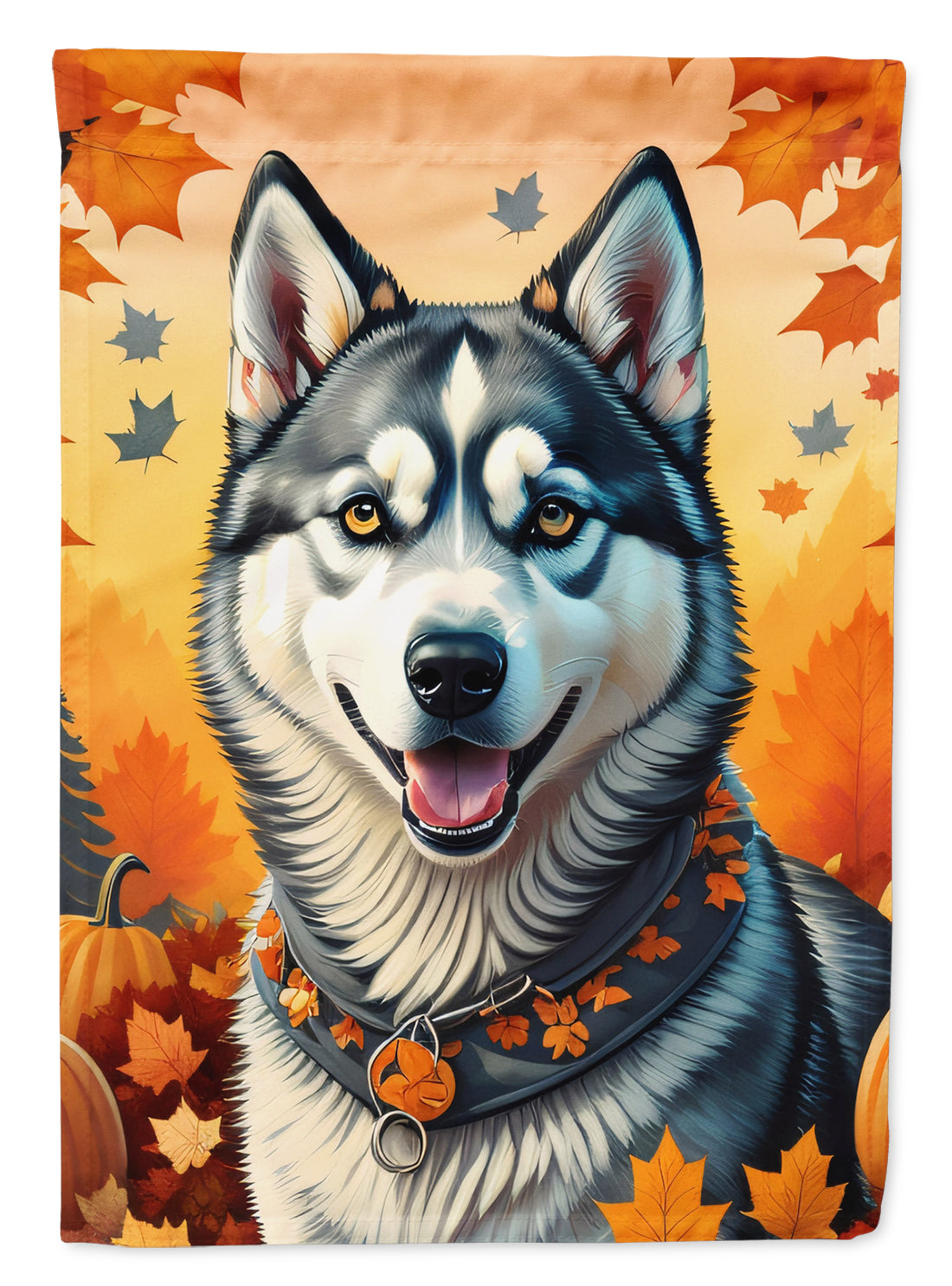 Buy this Siberian Husky Fall House Flag