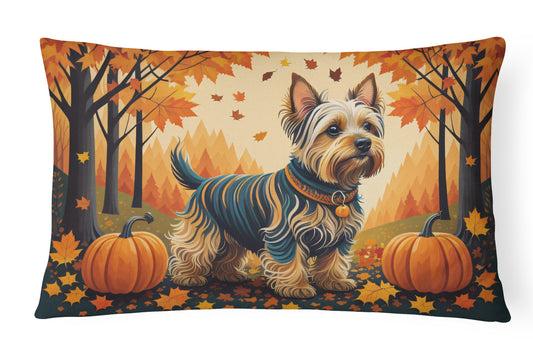 Buy this Silky Terrier Fall Throw Pillow