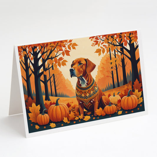 Buy this Vizsla Fall Greeting Cards Pack of 8