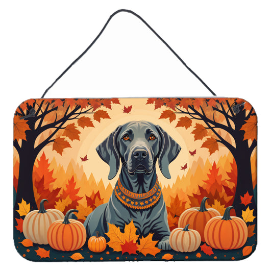 Buy this Weimaraner Fall Wall or Door Hanging Prints