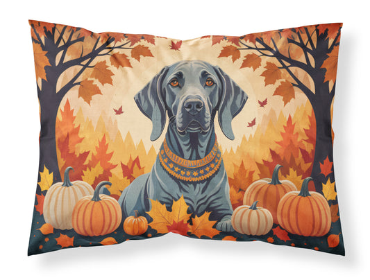 Buy this Weimaraner Fall Standard Pillowcase