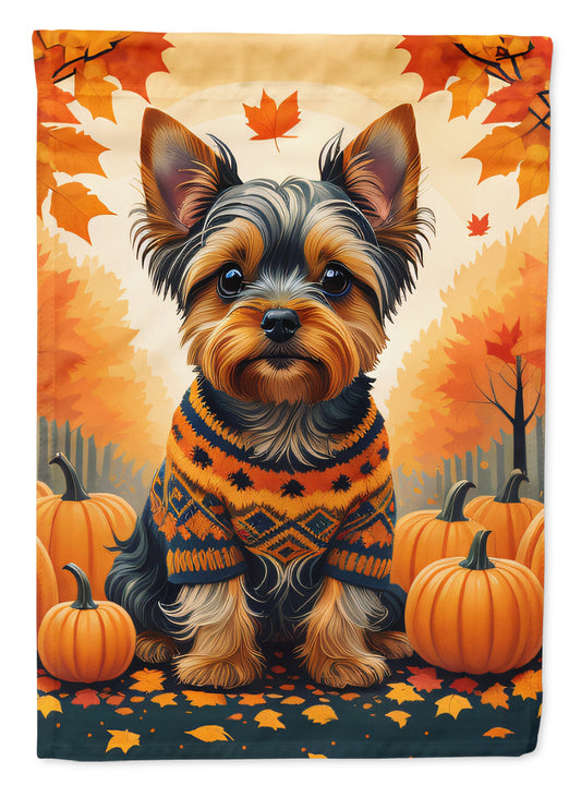 Buy this Yorkshire Terrier Fall House Flag