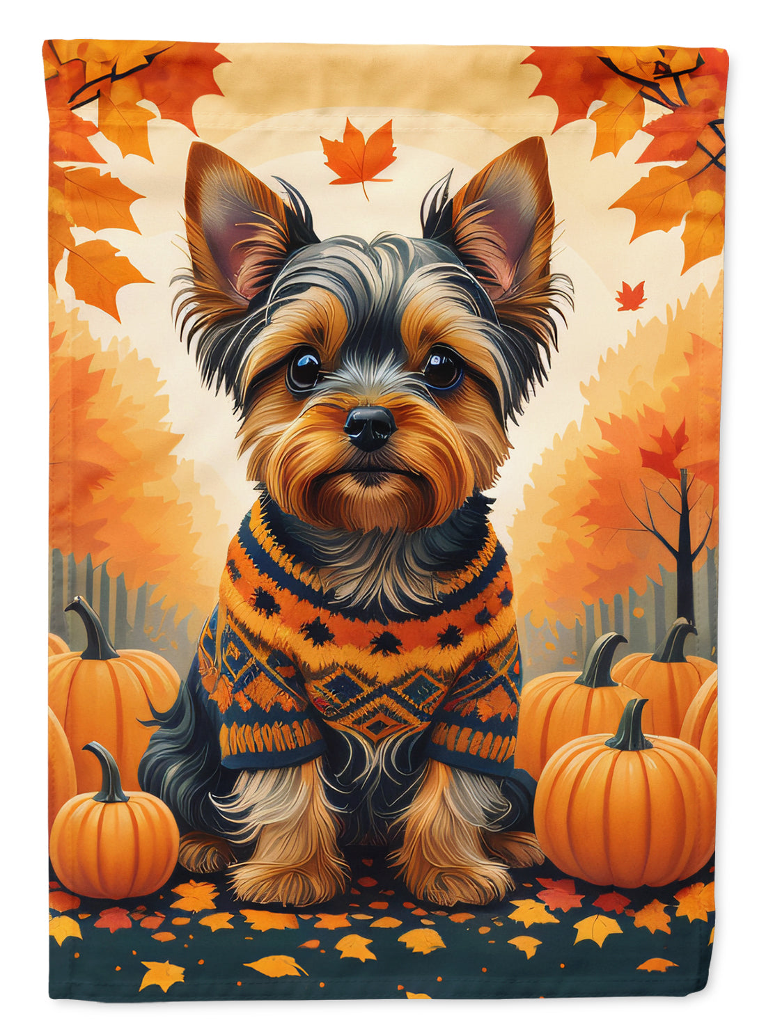 Buy this Yorkshire Terrier Fall Garden Flag