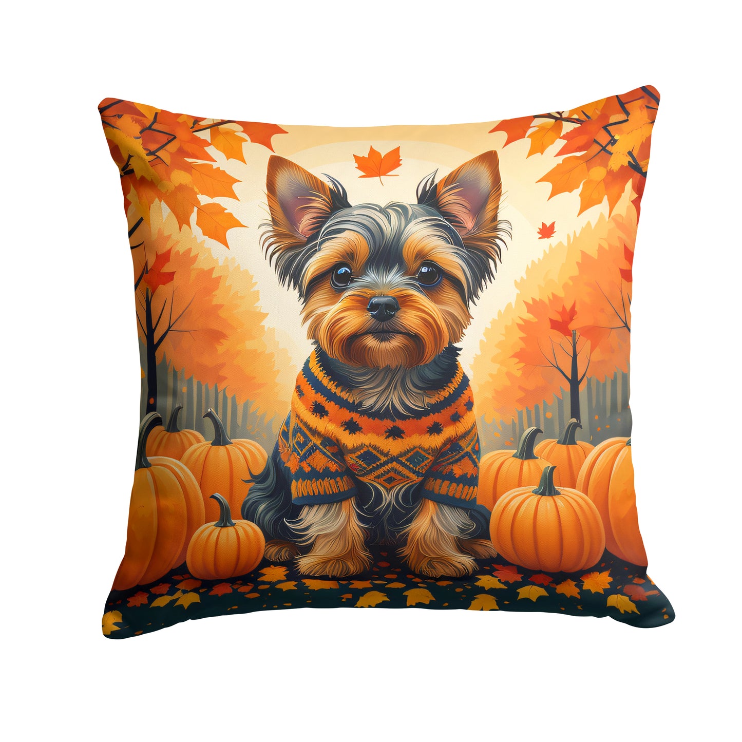 Buy this Yorkshire Terrier Fall Throw Pillow