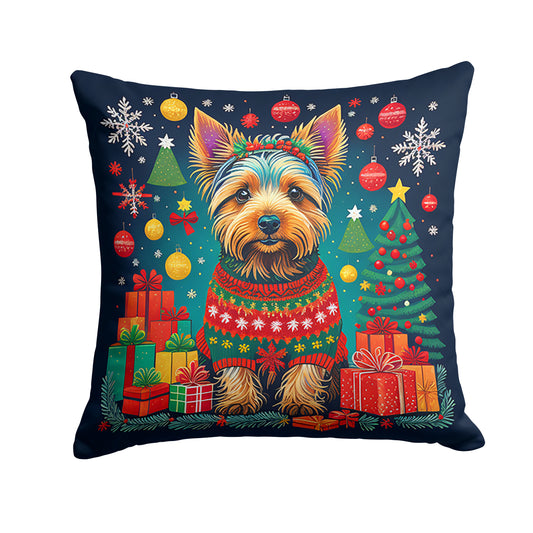 Buy this Australian Terrier Christmas Throw Pillow